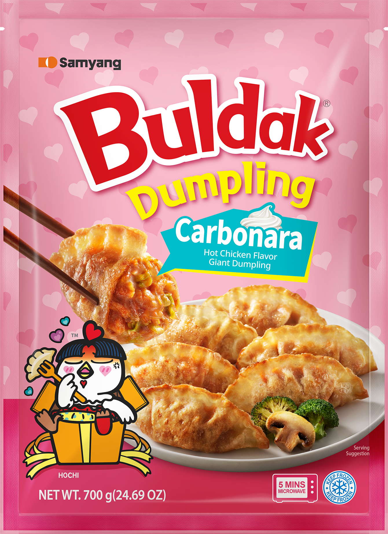 Buldak Dumpling Carbonara