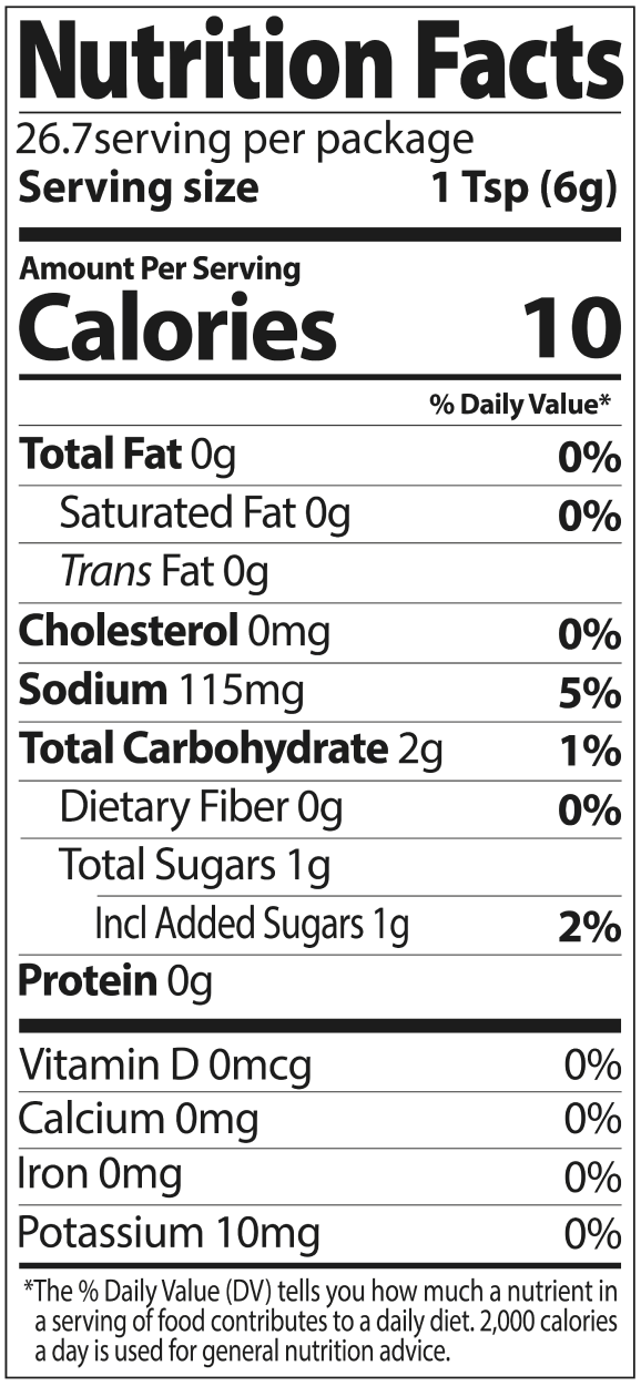Nutrition Facts