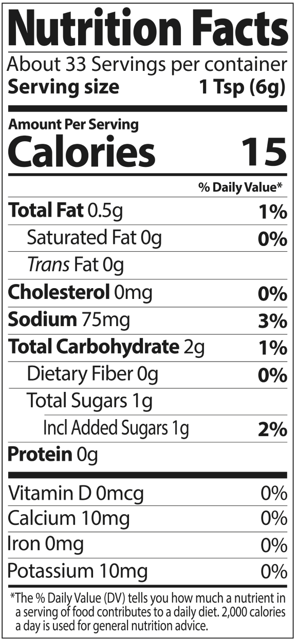Nutrition Facts