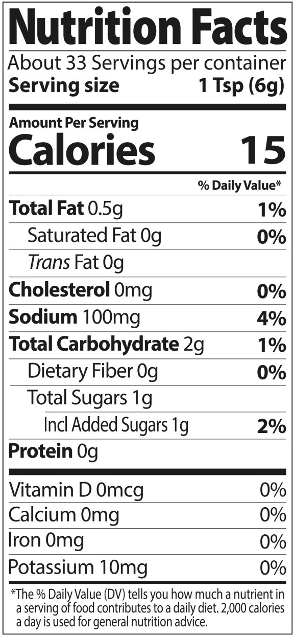 Nutrition Facts