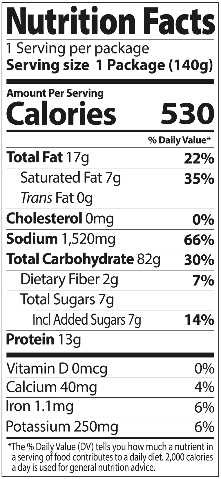 Nutrition Facts
