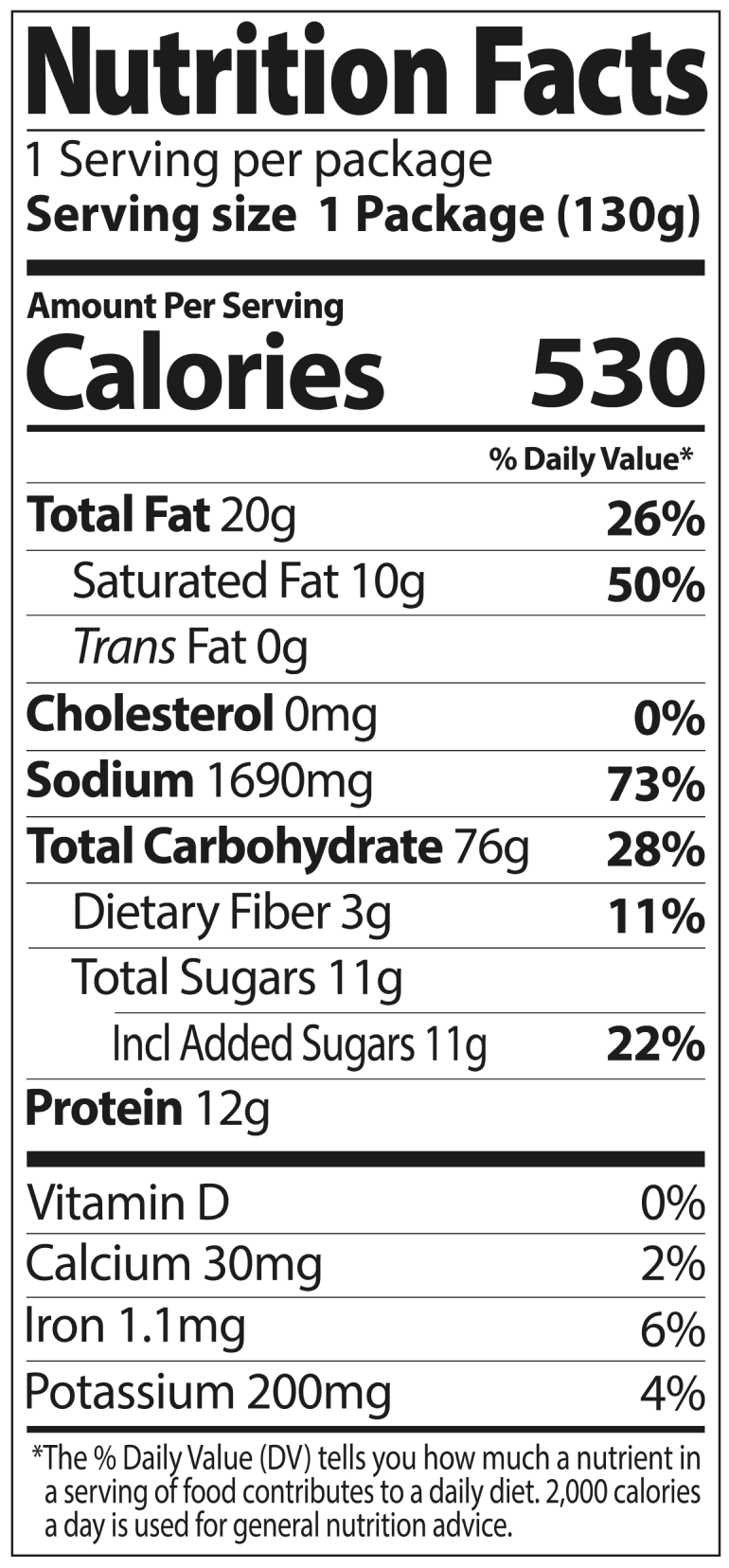 Nutrition Facts