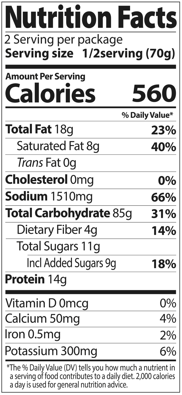 Nutrition Facts
