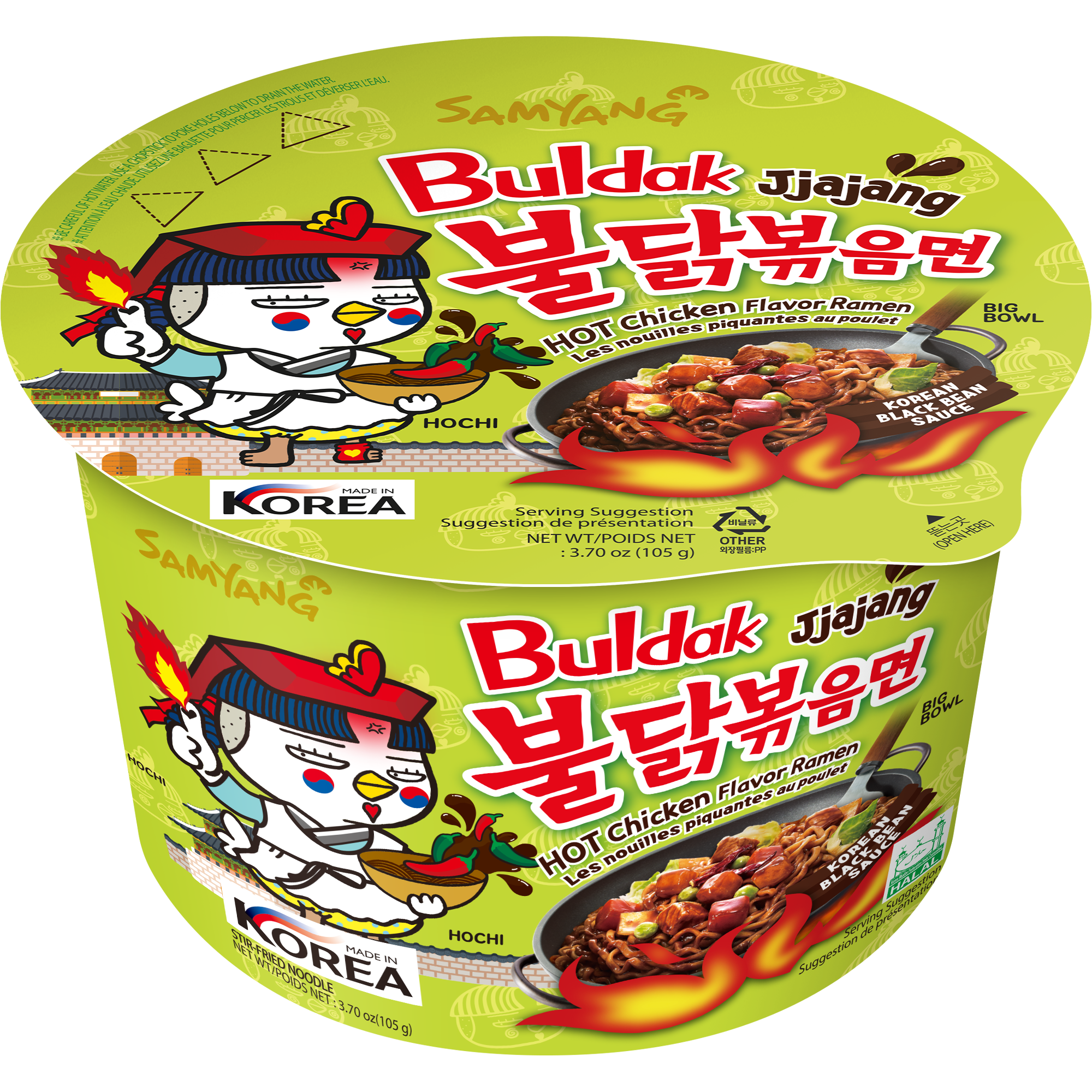 Buldak Ramen Jjajang Big Bowl