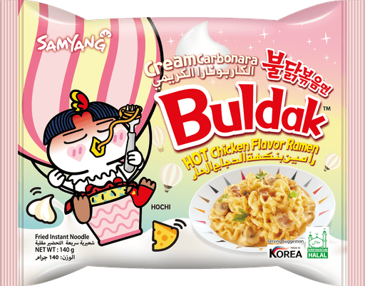 Buldak Ramen Cream Carbonara