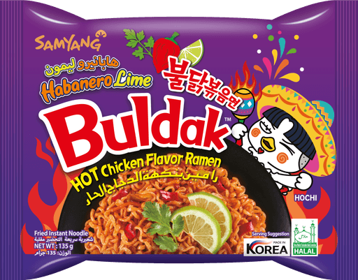 Buldak Ramen Habanero Lime