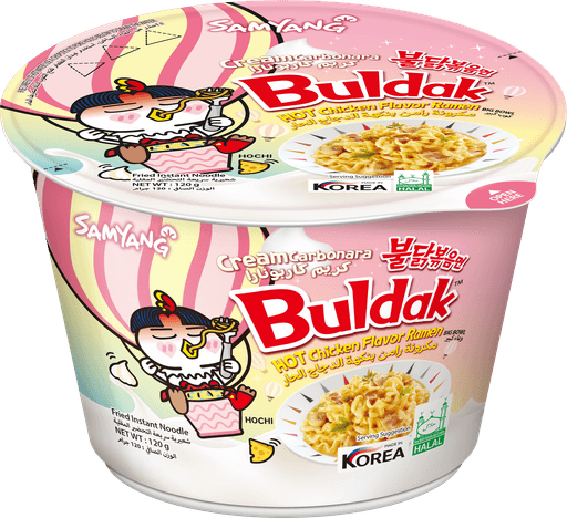 Buldak Ramen Cream Carbonara Big Bowl