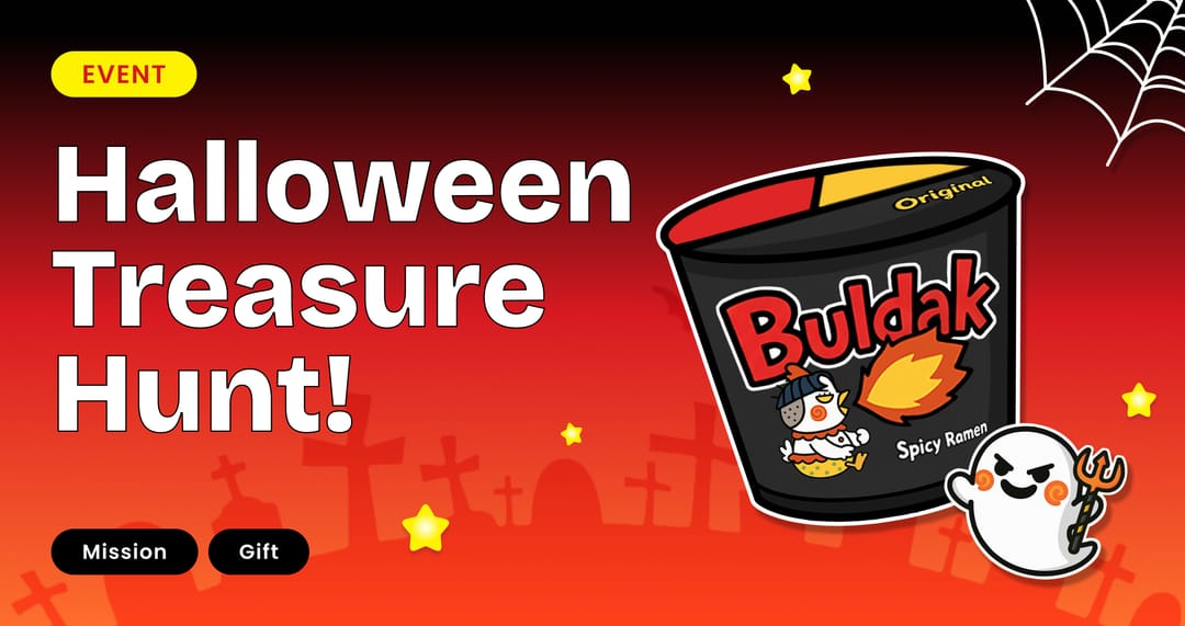 [Ended] Buldak Halloween Treasure Hunt Is On! 🎃