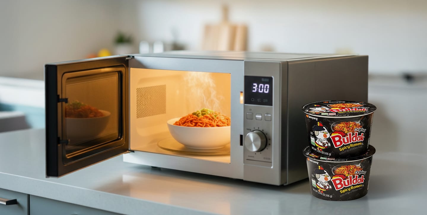 Buldak Ramen Microwave Experiment: Transparent Noodles Challenge