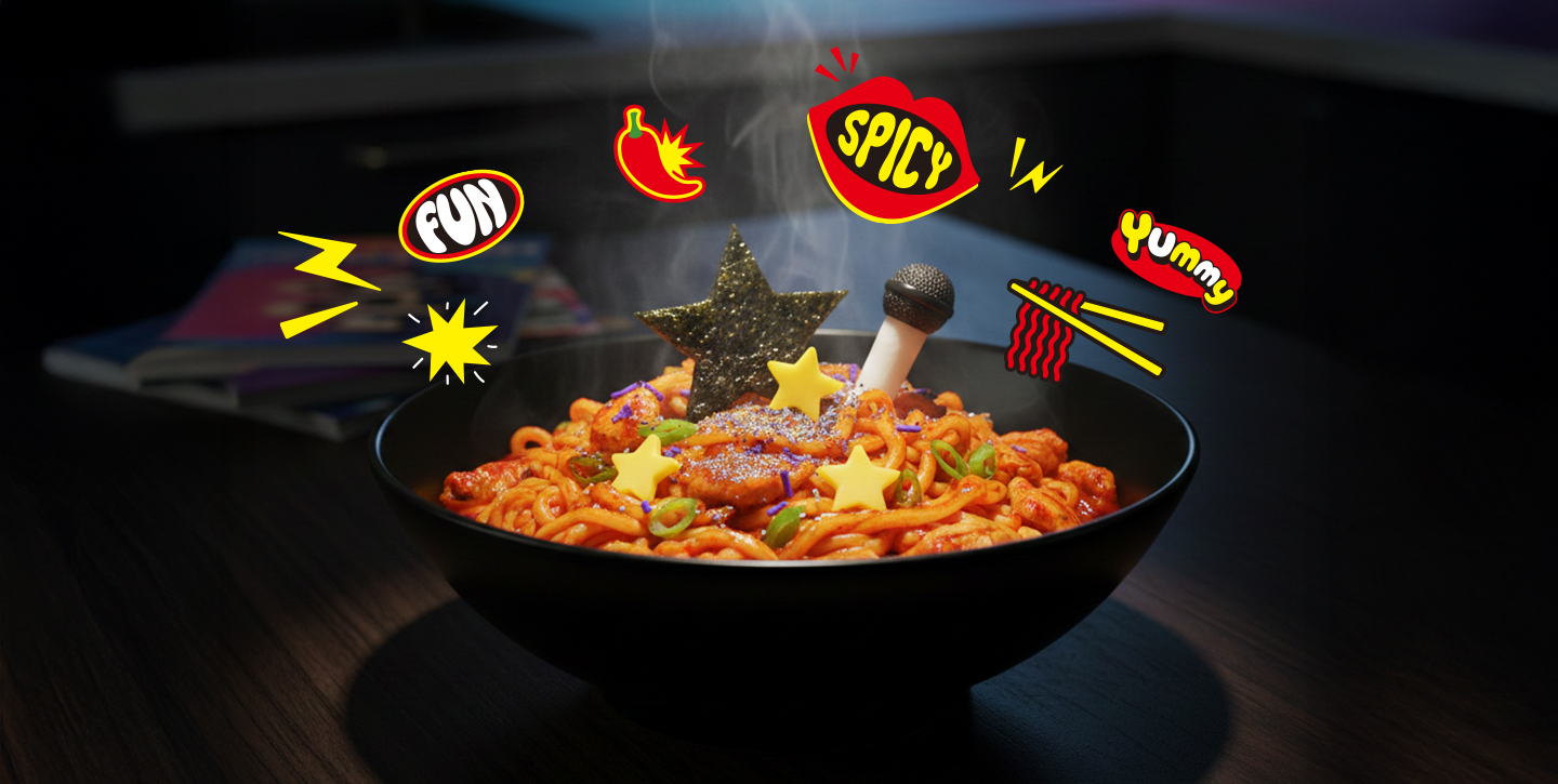 4 K-pop Star Buldak Recipes: Spicy ramen Connecting Fans &amp; Idols