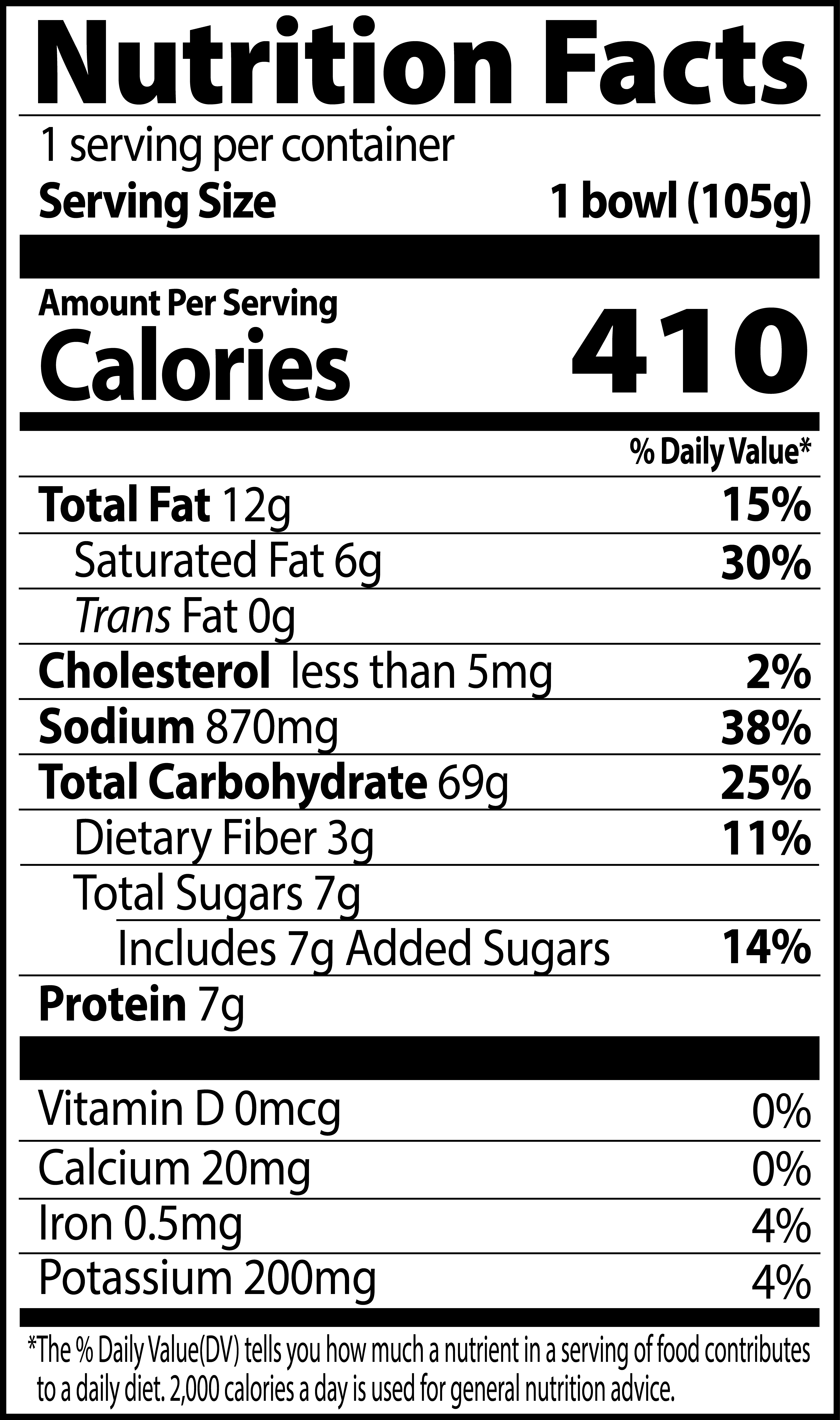 Nutrition Facts