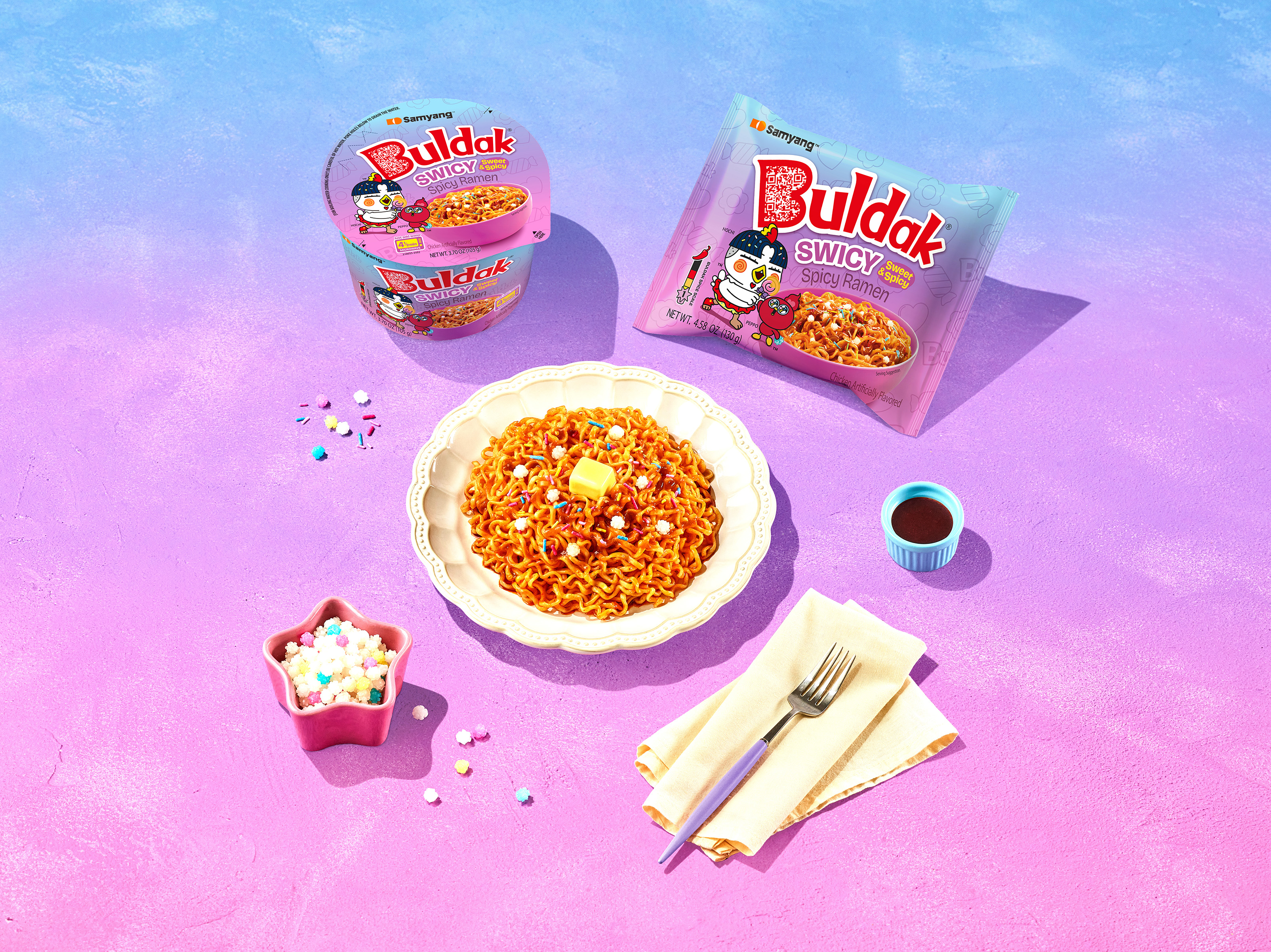 Swicy Buldak is made just for you — a milder option that lets more people enjoy the Buldak experience!