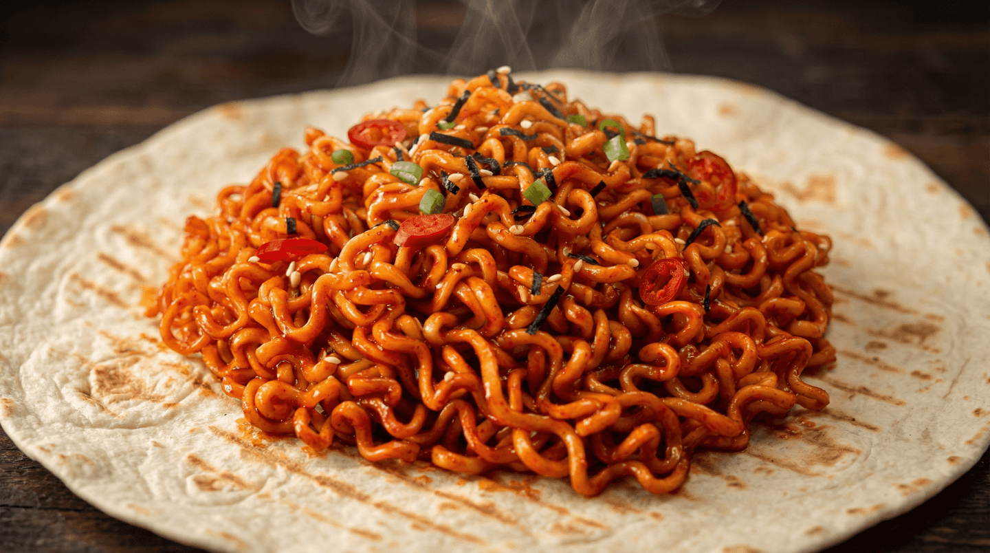 Buldak Burrito Recipe: Turning Spicy Ramen Into a Burrito