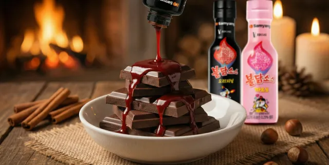 발렌타인데이—초콜릿만? 올해는 불닭으로 마음을 고백하세요