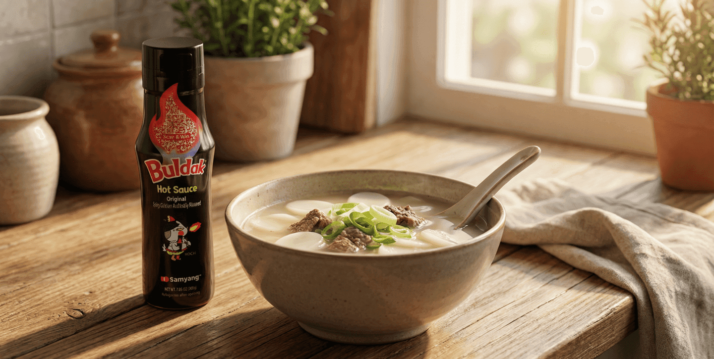 Korean New Year Recipes 2026: Spicy Buldak Rice Cake Soup