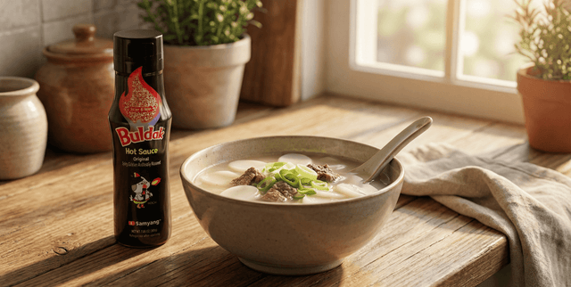 Korean New Year Recipes 2026: Spicy Buldak Rice Cake Soup