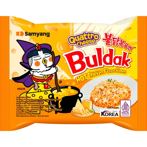 Buldak Ramen Quattro Cheese