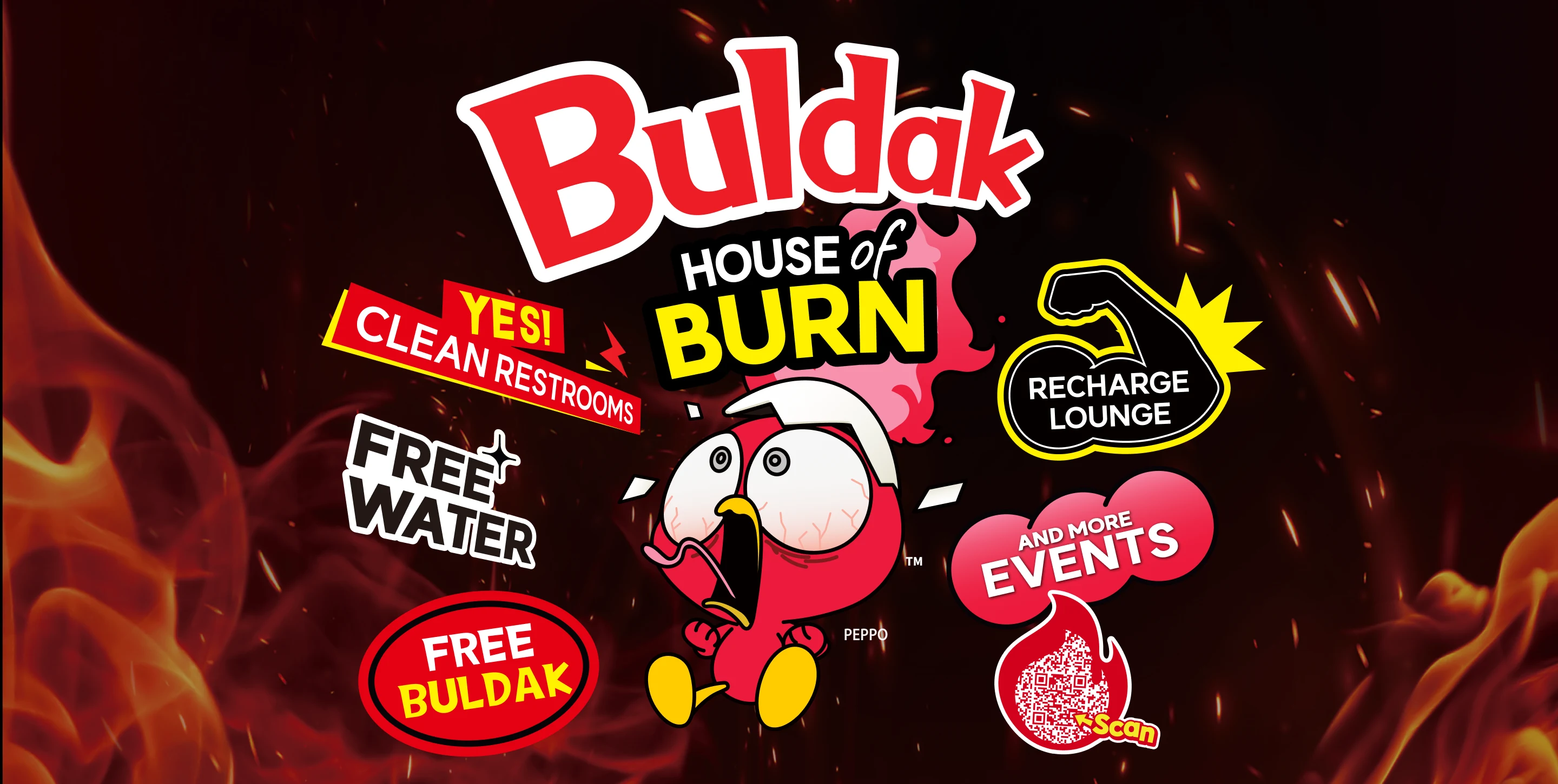 House of Burn: Buldak's Pop-Up in the Heart of Myeongdong