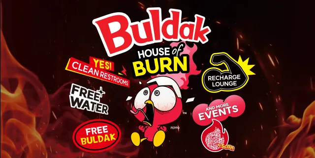 House of Burn: Buldak's Pop-Up in the Heart of Myeongdong