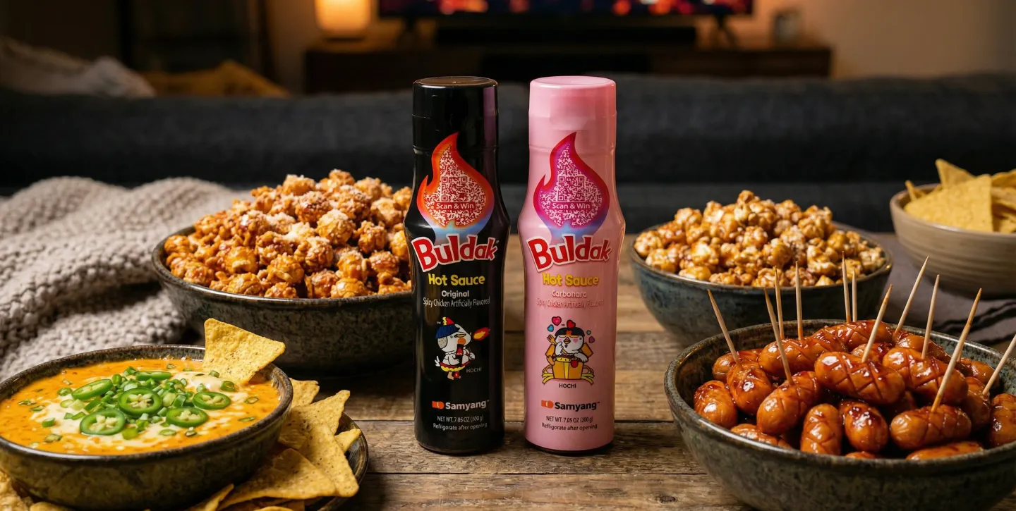 How to Upgrade Your Movie Night Snacks with Buldak Sauce (+ 5 Easy Party Recipes)