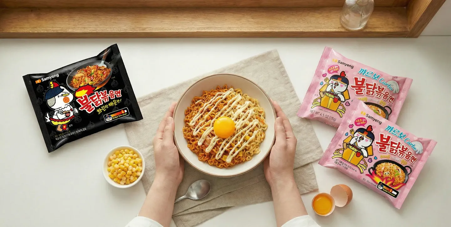 불닭볶음면 덜 맵고 더 맛있게! 누구나 따라 하는 레시피 5가지