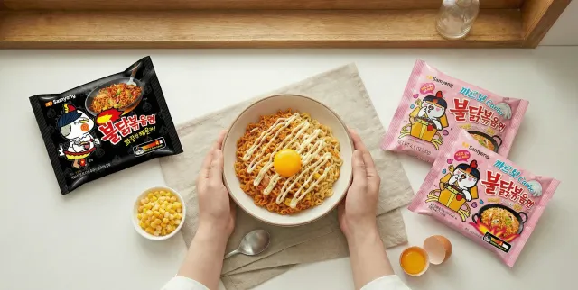 불닭볶음면 덜 맵고 더 맛있게! 누구나 따라 하는 레시피 5가지