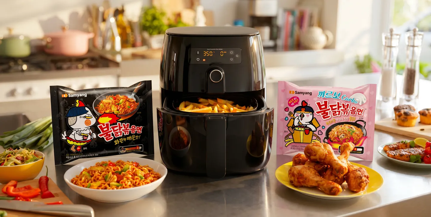 에어프라이어로 뭐 만들지? 불닭으로 만드는 바삭한 간식 5가지