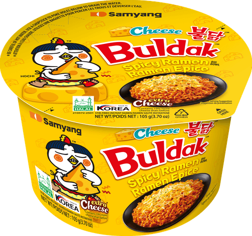 Buldak Spicy Ramen Cheese Big Bowl