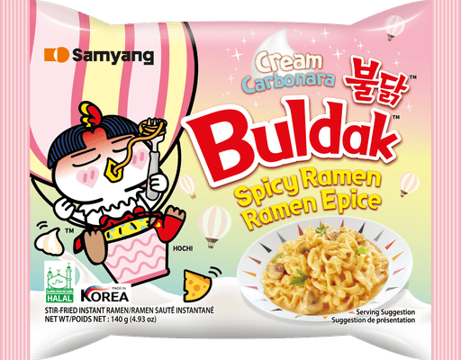 Buldak Spicy Ramen Cream Carbonara