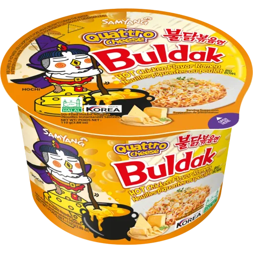 Buldak Ramen Quattro Cheese Big Bowl