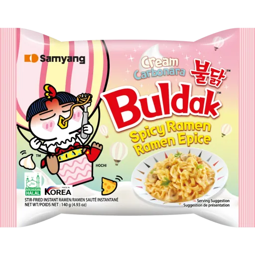 Buldak Ramen Cream Carbonara
