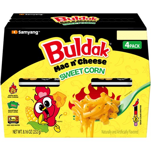 Buldak Mac and Cheese Sweet Corn 4-cup