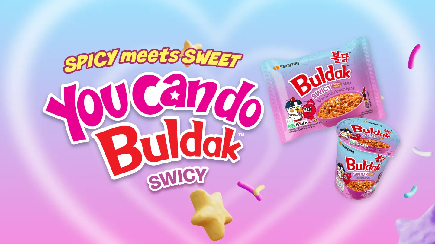 ซัมยังเปิดตัวสินค้าใหม่ Buldak Swicy ทั่วภูมิภาคเอเชีย-แปซิฟิก พร้อมแคมเปญ "You Can Do Buldak"