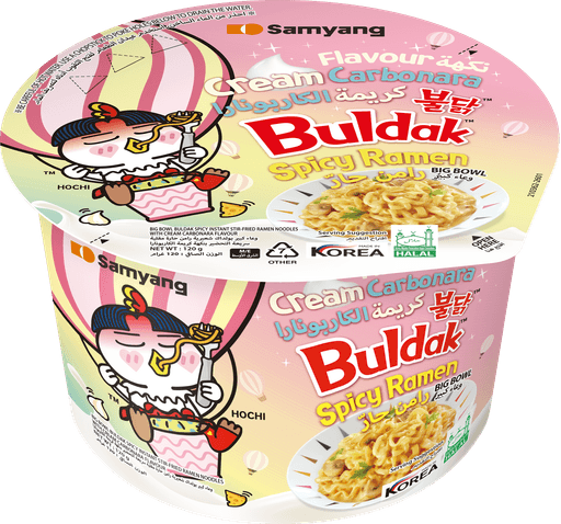 Buldak Ramen Cream Carbonara Big Bowl