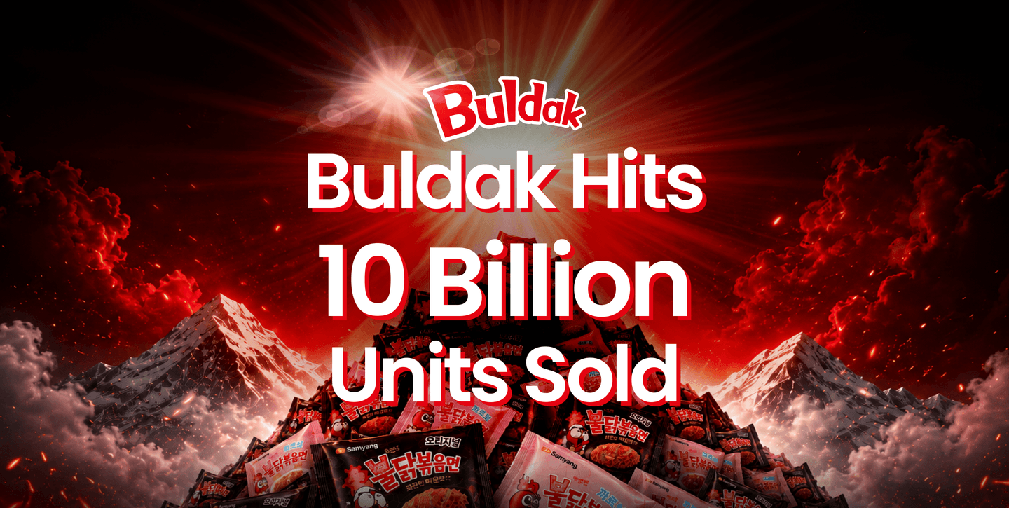 Buldak Tops 10 Billion Packs Sold — 63 Every Second