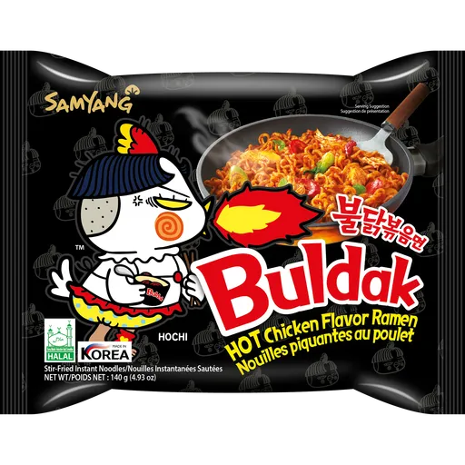 Mì khô gà cay Buldak
