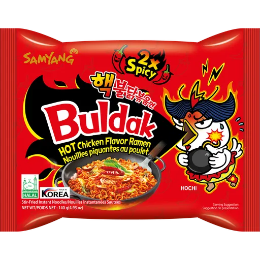 Mì khô gà cực cay Buldak
